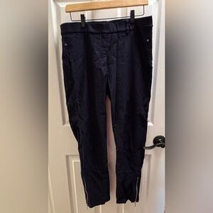 Women's Navy Dress Skinny Pants
